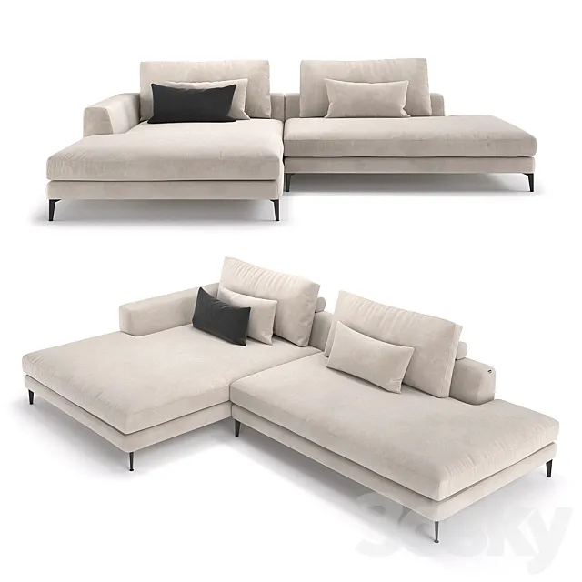 Place Air sofa 3D Model Place Air sofa 3D Model