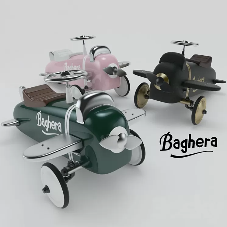 Plane by Baghera 3D Model Plane by Baghera 3D Model