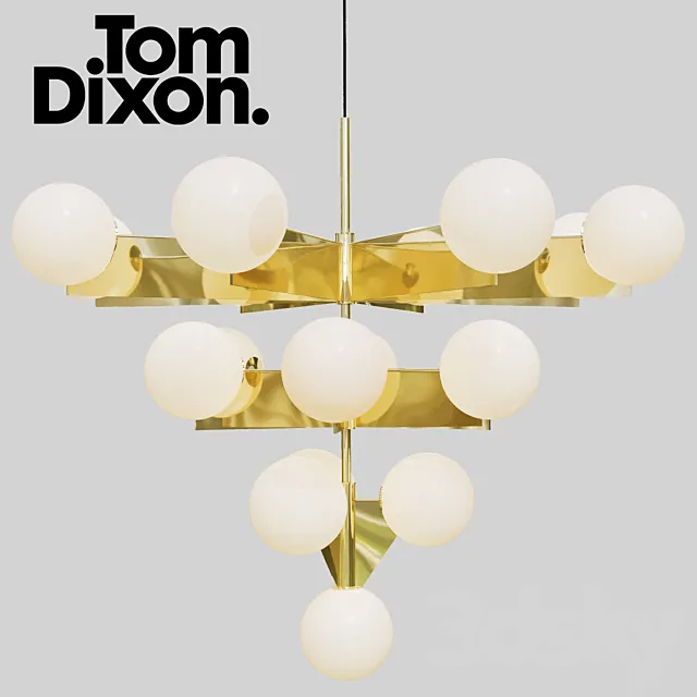 Plane Chandelier 3D Model