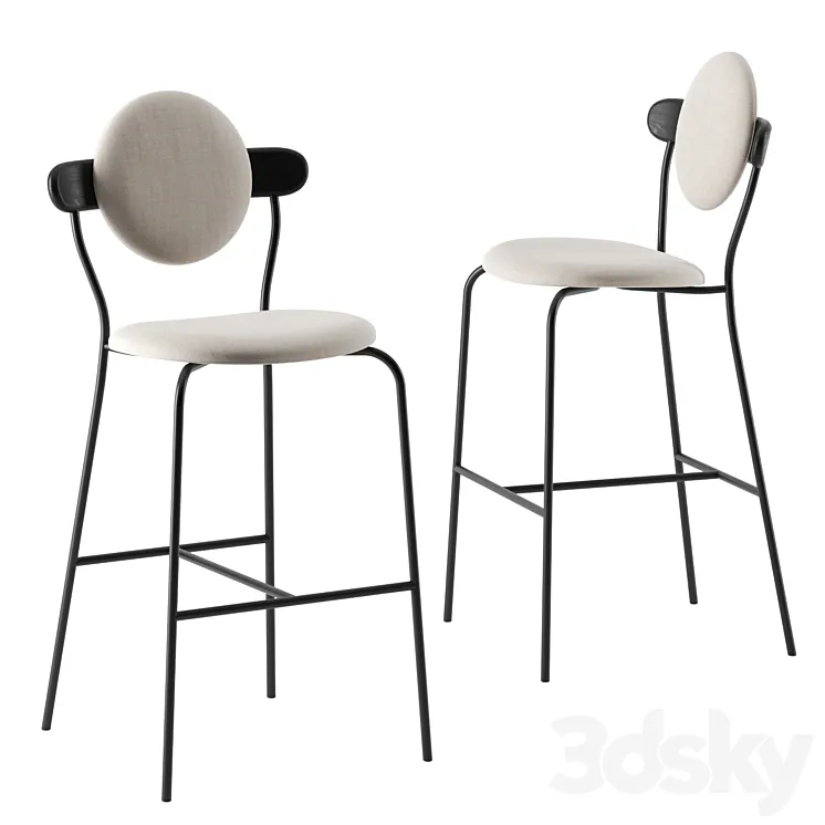 Planet barstool by La Chance 3D Model Free Download