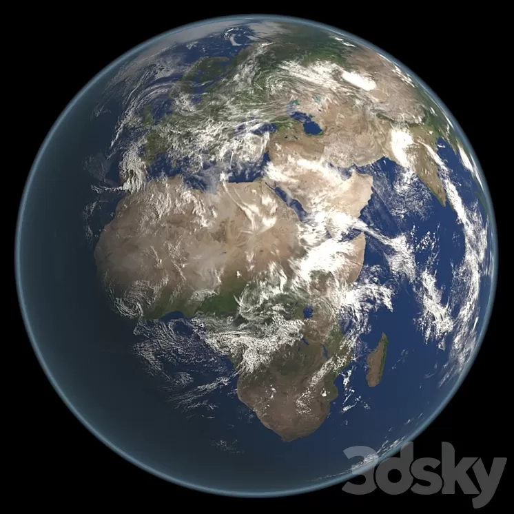 Planet Earth 3D Model