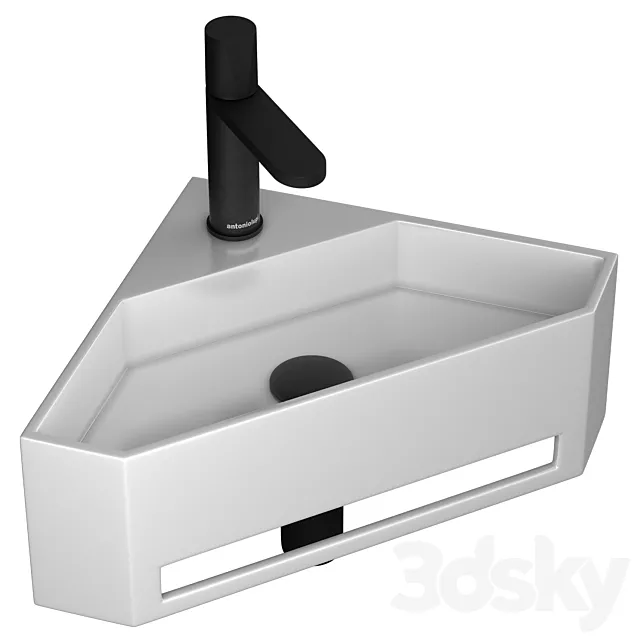 Planetebain Scala Corner & Antoniolupi Indigo Mixer 3D Model