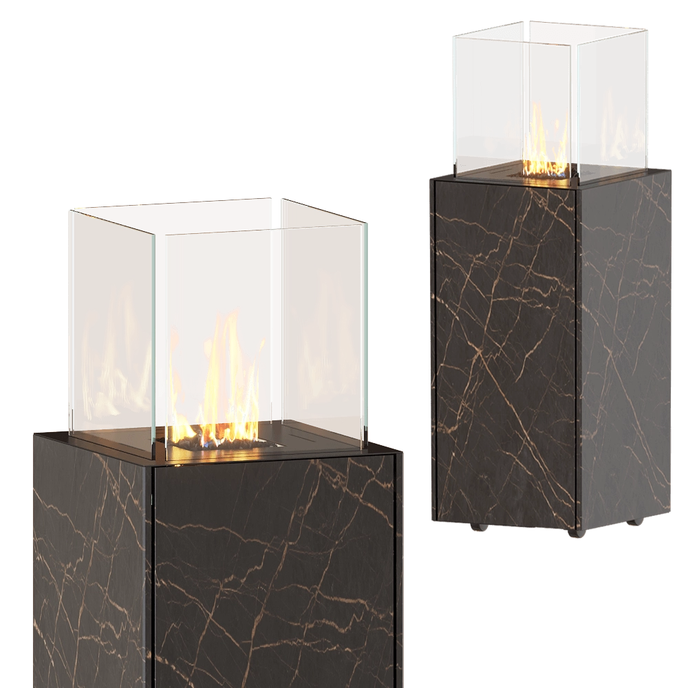 Planika – Fireplace Porto Gris 3D Model