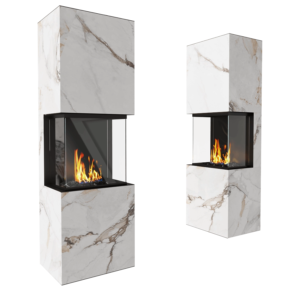 Planika – Fireplace Rock Laurent 3D Model