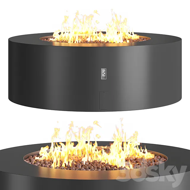 Planika GALIO STAR | Fireplace 3D Model