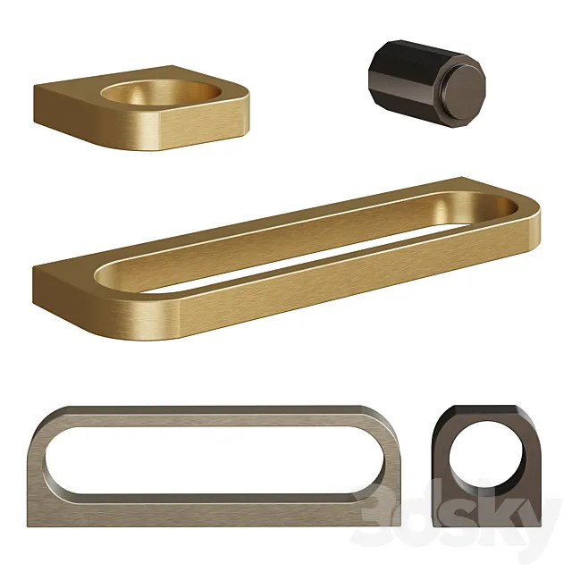 Plankhardware KING DAPHNE KNIGHT Pull 3D Model