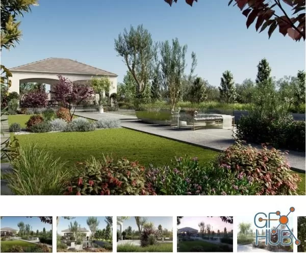 Plant Bundle 03 – Garden Plants (3D Models)