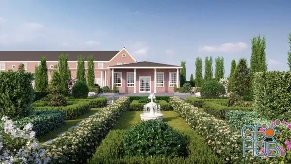 Plant Bundle 07 – Ornamental Plants & Hedges (3D Models)