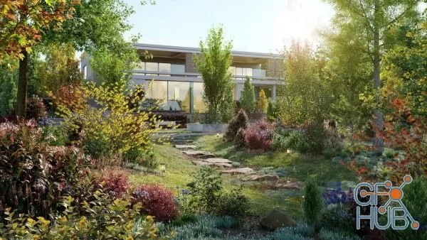 Plant Bundle 25 – Temperate Plants 02 (3D Models)