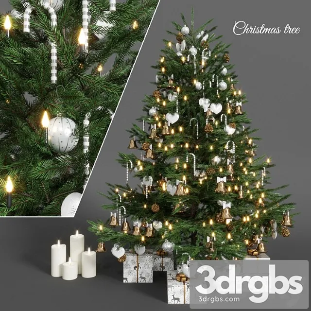 Plant Christmas tree 3D Model Download