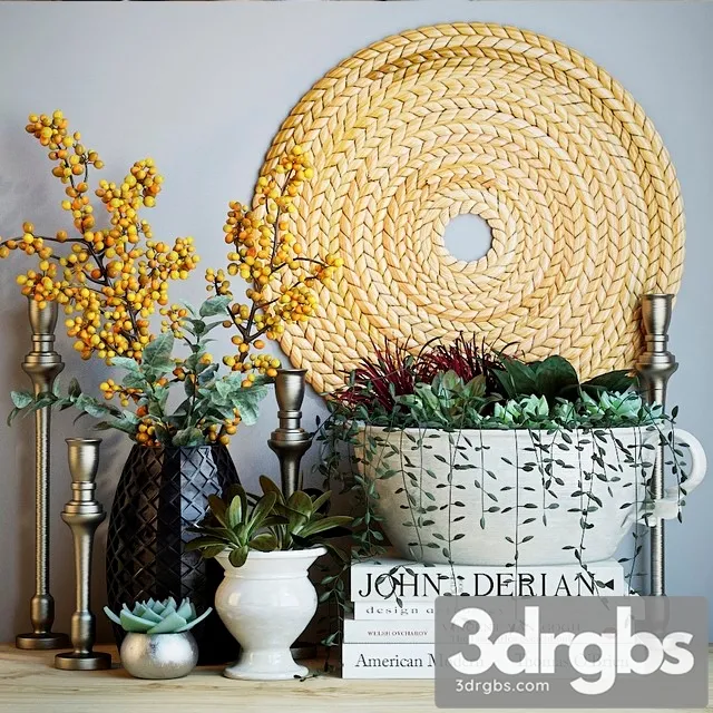 Plant Decor Set 2 3D Model Download Plant Decor Set 2 3D Model Download