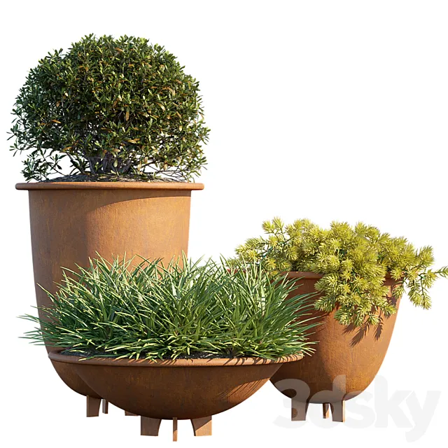 Plant in pots # 6 3D Model Plant in pots # 6 3D Model