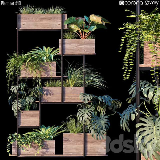 Plant set # 10 3DModel Plant set # 10 3DModel