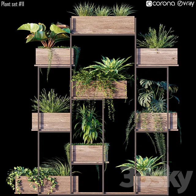 Plant set # 11 3DModel Plant set # 11 3DModel