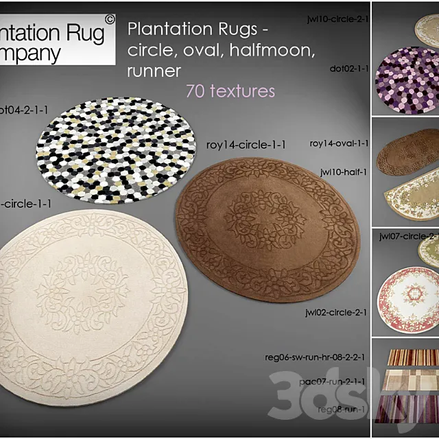 Plantation Rug 2 3DModel Plantation Rug 2 3DModel
