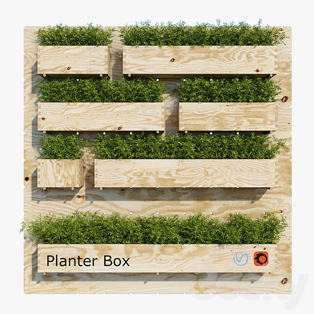 Planter box one 3DModel Planter box one 3DModel
