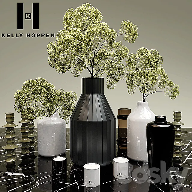 Plants and vases site kelly hoppen 3DModel
