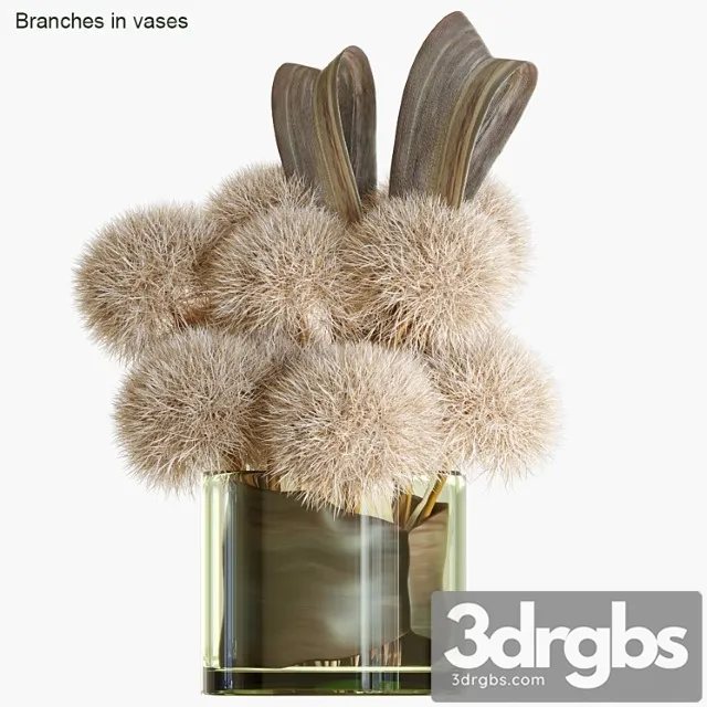 Plants Bouquet Branches in vases _2 Plants Bouquet Branches in vases _2