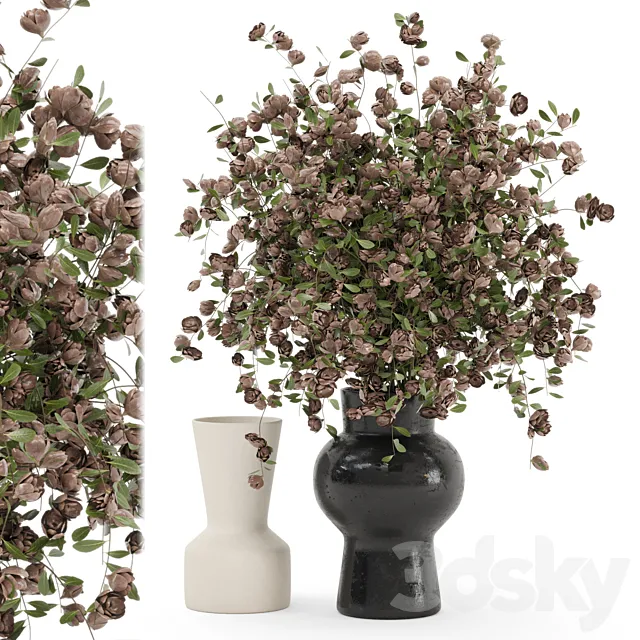 Plants Bouquet Collection In Concrete Pots – Set 1449 3D Model Plants Bouquet Collection In Concrete Pots – Set 1449 3D Model