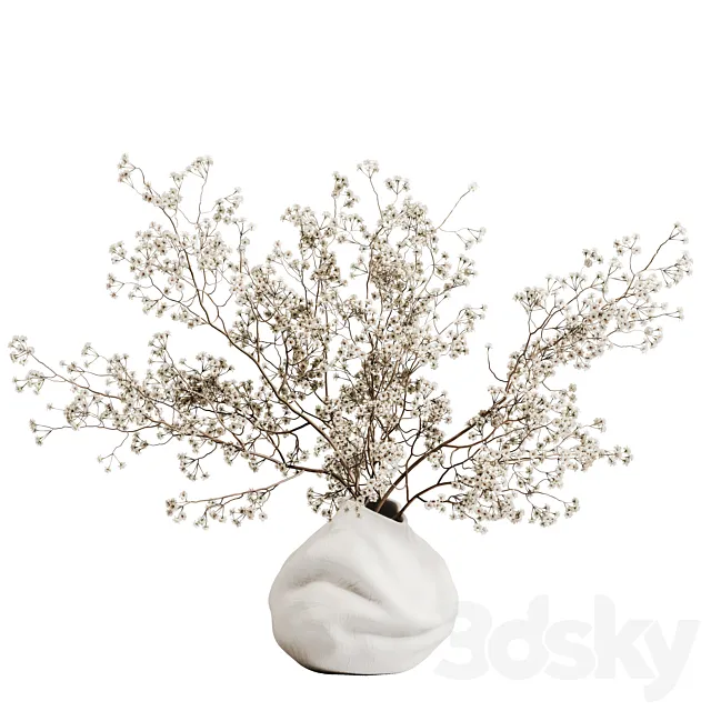Plants Bouquet Vase 53 3D Model