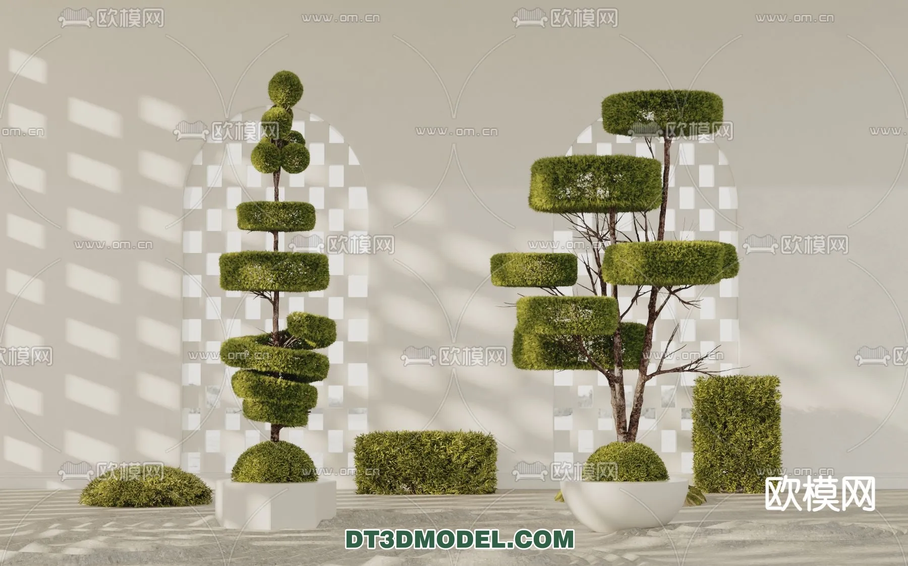 PLANTS – BUSH – CORONA – 3D MODEL – 381