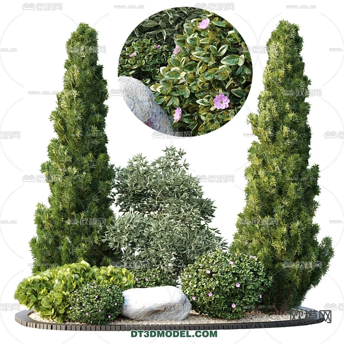 PLANTS – BUSH – VRAY / CORONA – 3D MODEL – 255