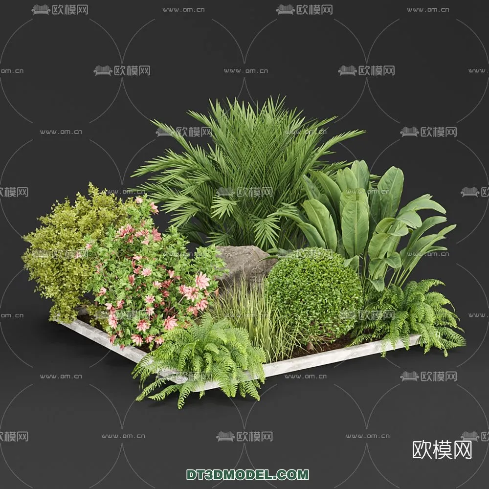 PLANTS – BUSH – VRAY / CORONA – 3D MODEL – 260