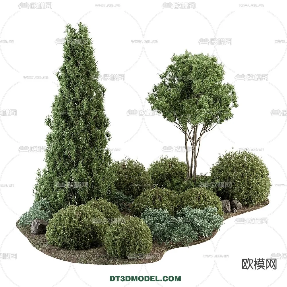 PLANTS – BUSH – VRAY / CORONA – 3D MODEL – 268