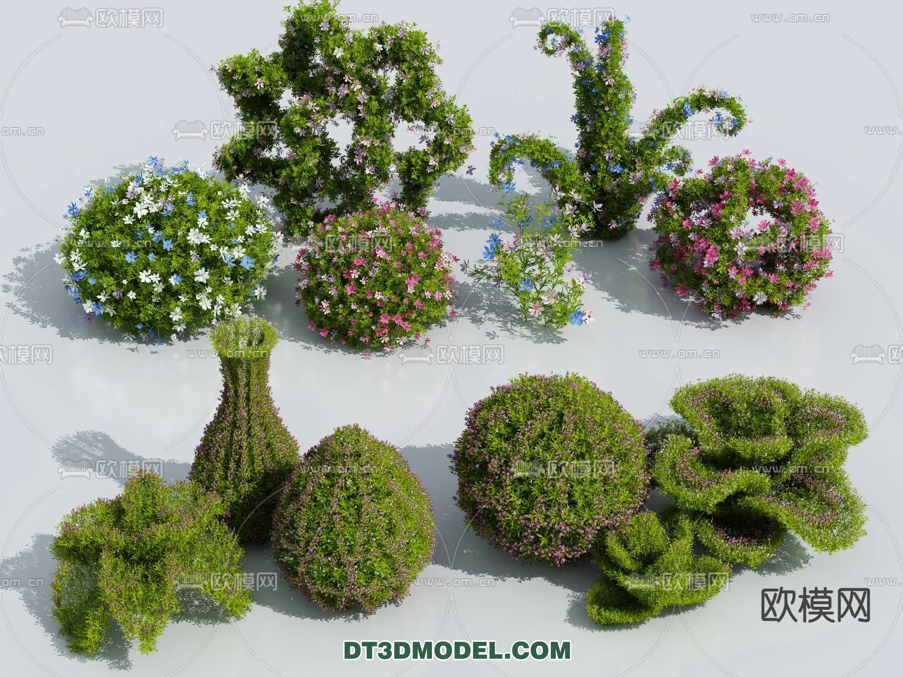 PLANTS – BUSH – VRAY / CORONA – 3D MODEL – 304