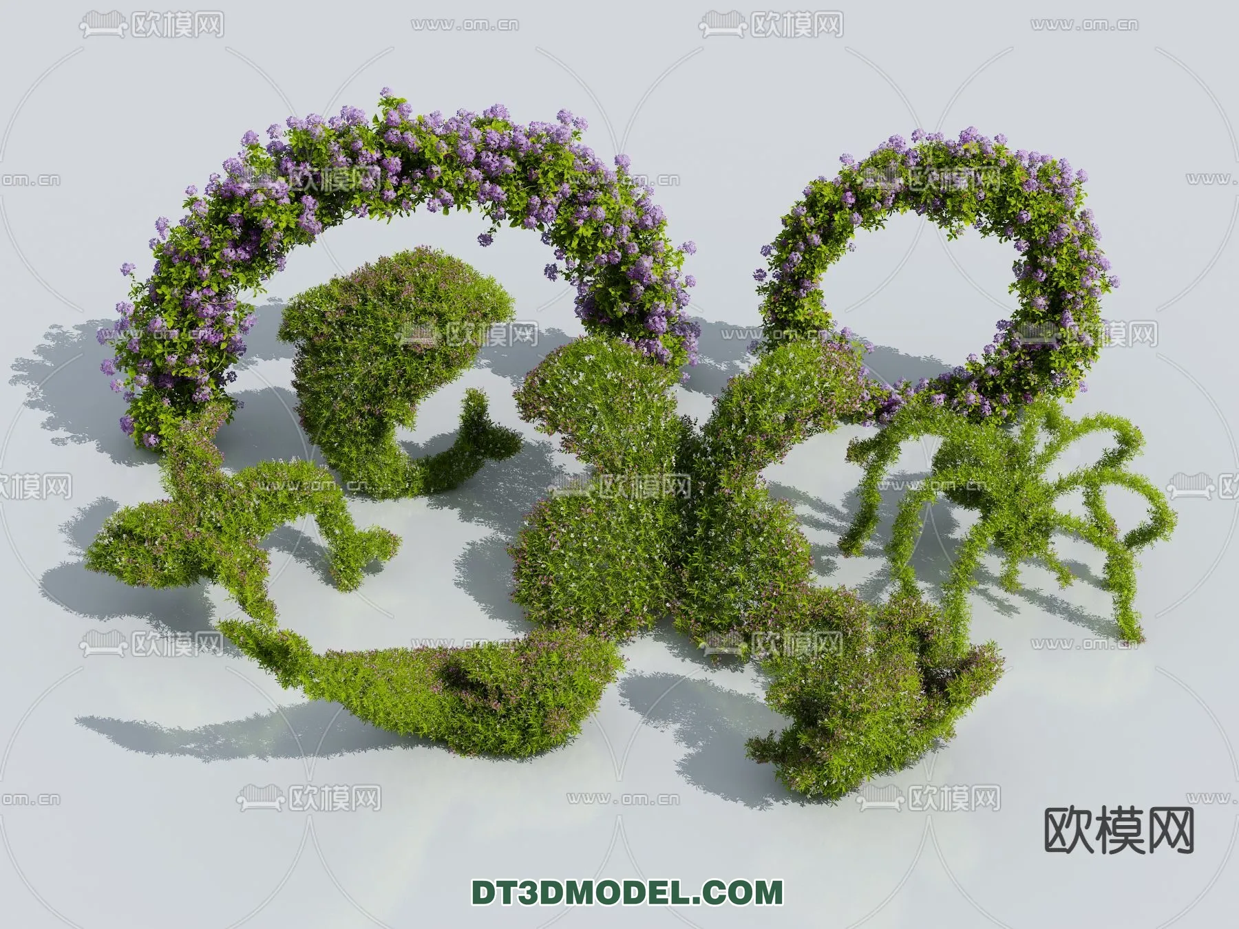 PLANTS – BUSH – VRAY / CORONA – 3D MODEL – 306