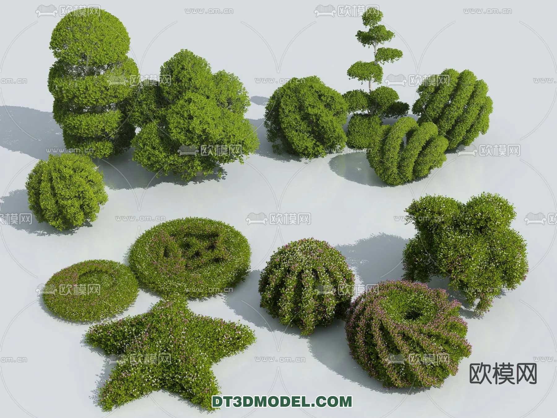 PLANTS – BUSH – VRAY / CORONA – 3D MODEL – 307