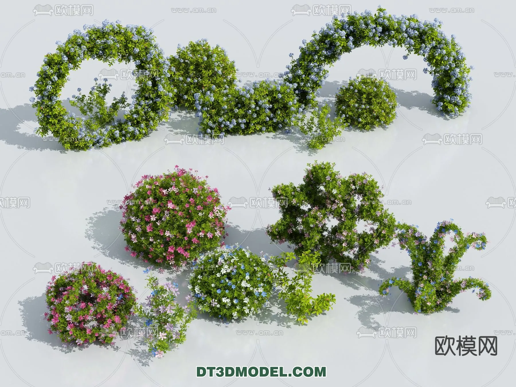 PLANTS – BUSH – VRAY / CORONA – 3D MODEL – 309