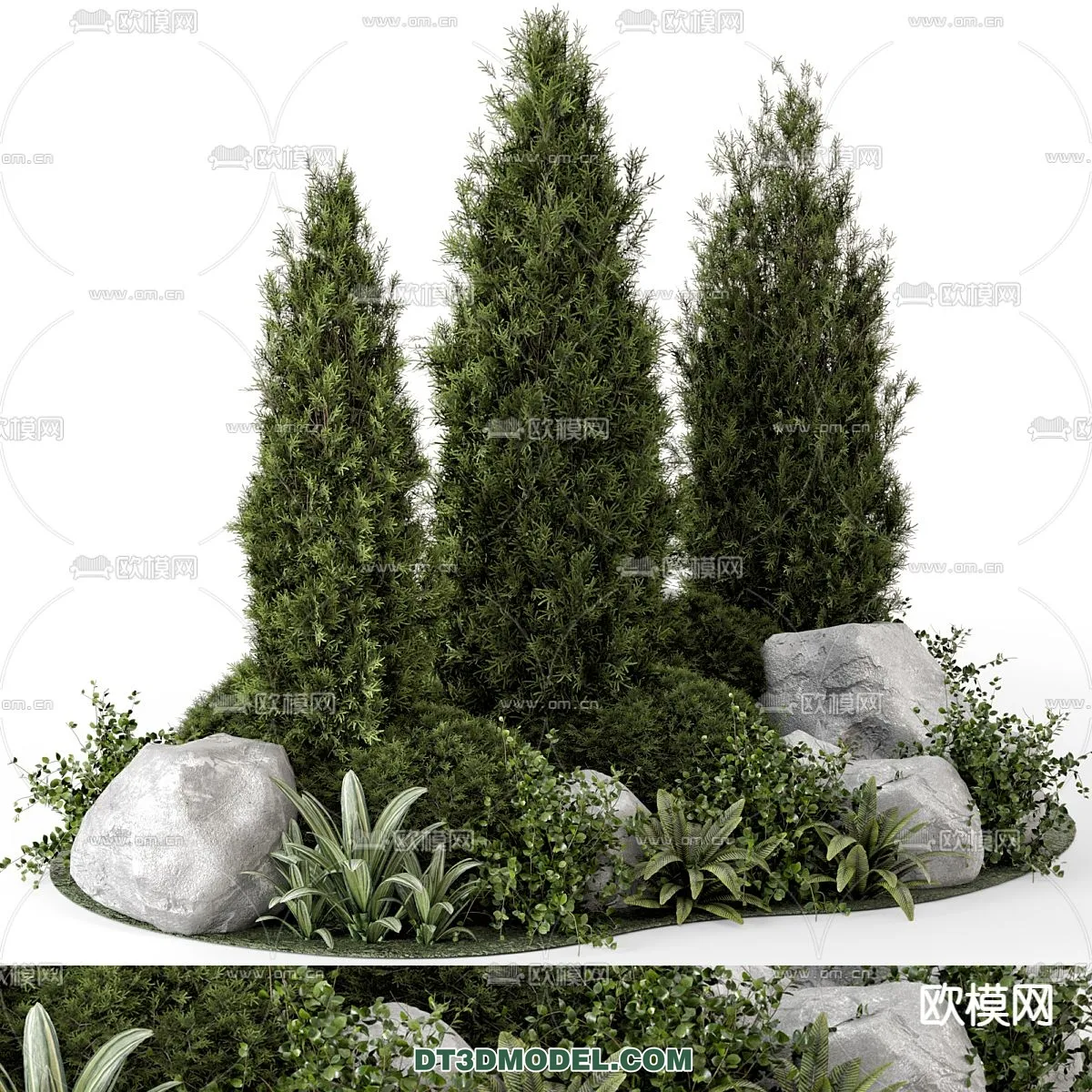 PLANTS – BUSH – VRAY / CORONA – 3D MODEL – 383