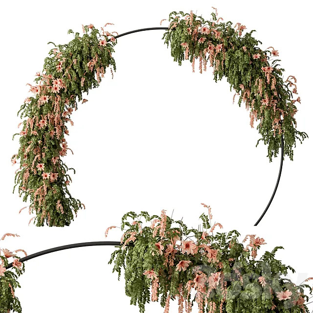 Plants pergola – Outdoor Plants 493 3D Model