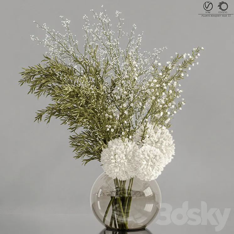 plants_bouquet_vase_15 3D Model Free Download plants_bouquet_vase_15 3D Model Free Download