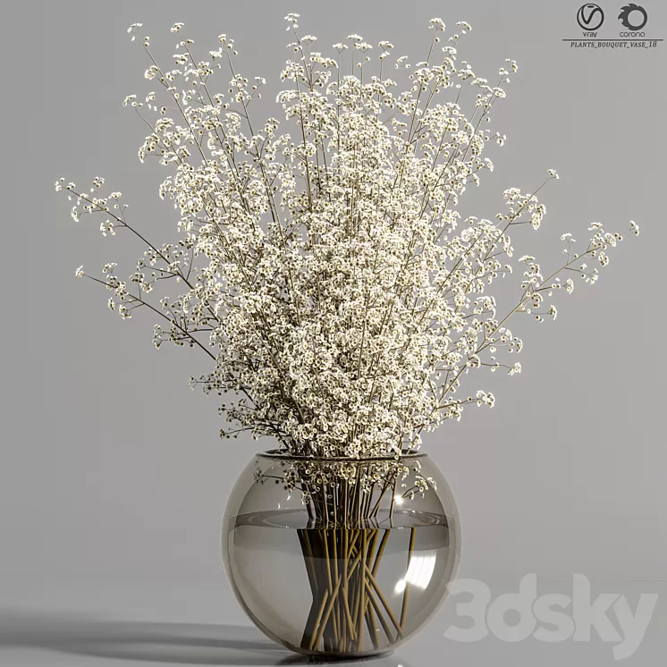 plants_bouquet_vase_18 3D Model plants_bouquet_vase_18 3D Model