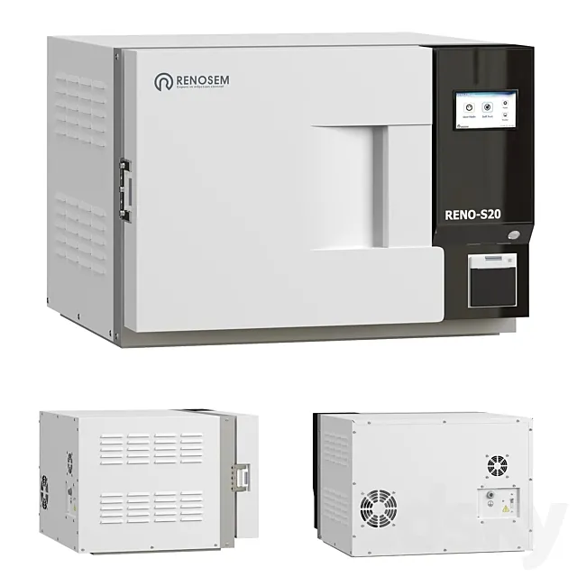 Plasma sterilizer Reno-S20 3DModel Plasma sterilizer Reno-S20 3DModel