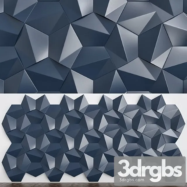 Plaster 3d panels alivio adamant series 3D Model Download