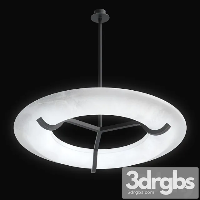 Plaster And Wrought Iron Chandelier By Eric Schmitt 3D Model Download