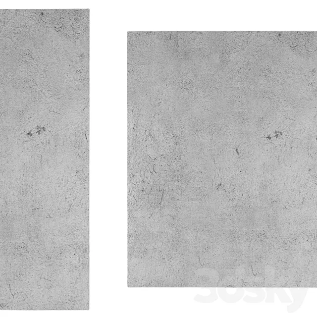 Plaster gray. 3DModel Plaster gray. 3DModel