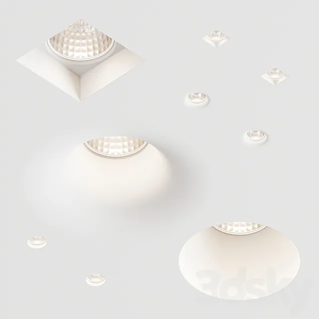 Plaster lamps 9010 Novantadieci 3D Model