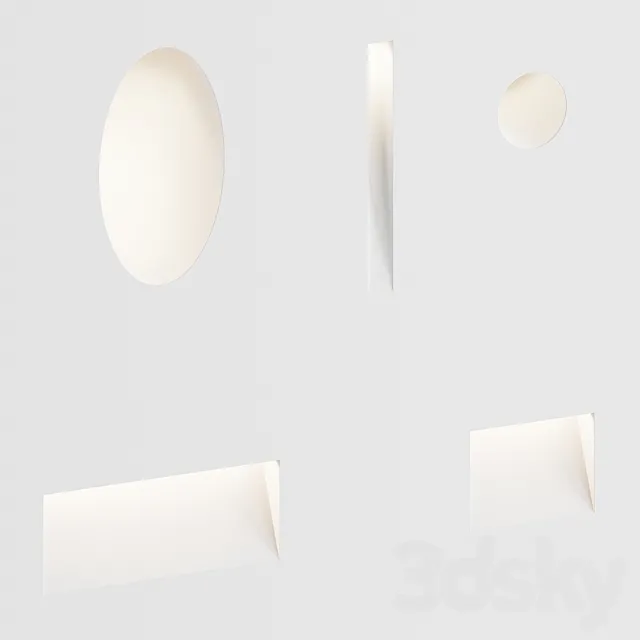 Plaster lamps 9010 Novantadieci 3D Model