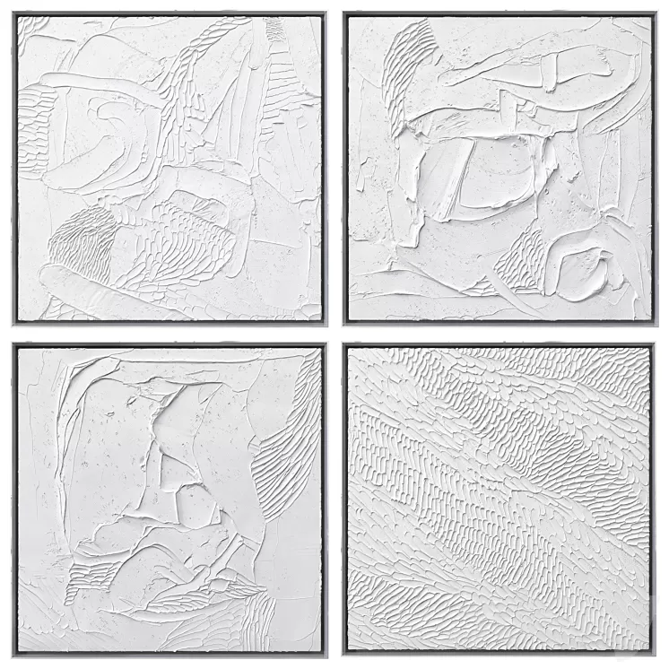 Plaster Painting 2 3D Model Plaster Painting 2 3D Model