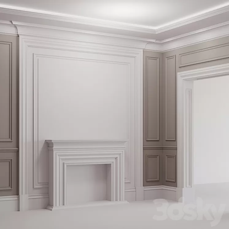 Plaster stucco 3D Model Plaster stucco 3D Model