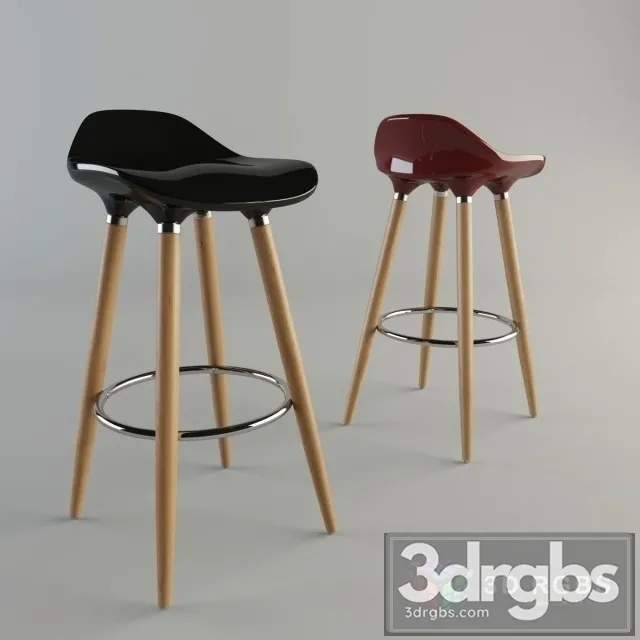 Plastic Fixed Bar Stool 3D Model Download Plastic Fixed Bar Stool 3D Model Download
