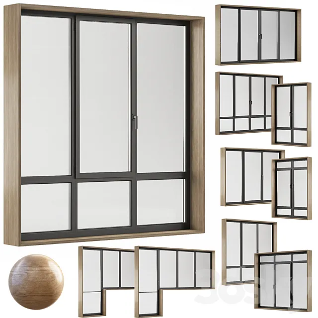 Plastic windows 3D Model