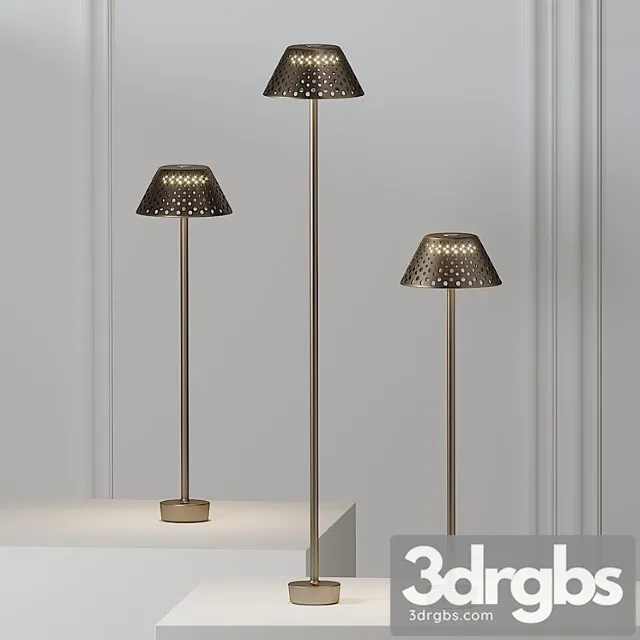 Platek mesh floor lamp 3D Model Download