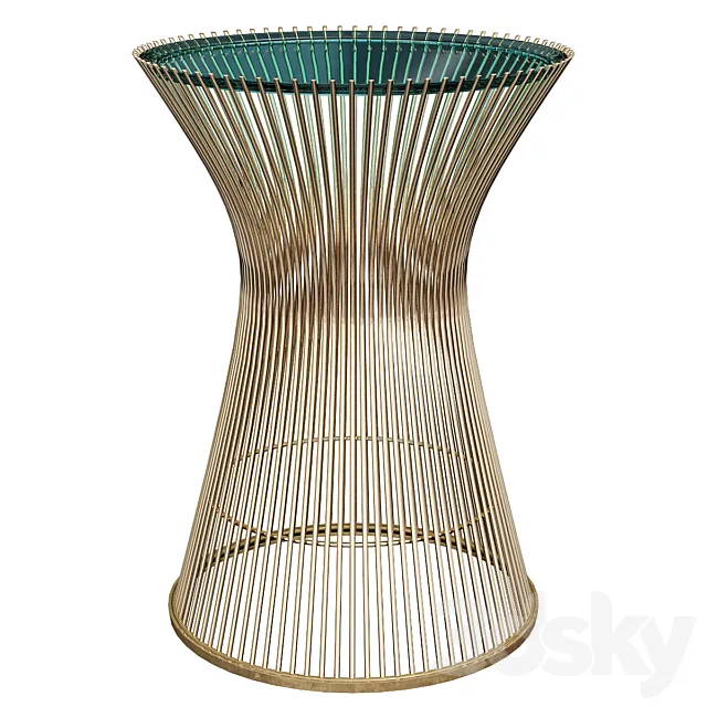 Platner gold knoll beistelltisch ? 011 3DModel Platner gold knoll beistelltisch ? 011 3DModel