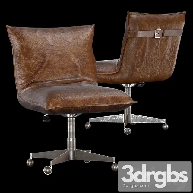Platt desk chair 2 3D Model Download