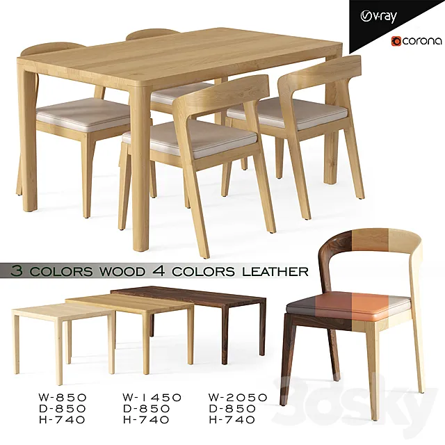 Play Chair And Table 3D Model